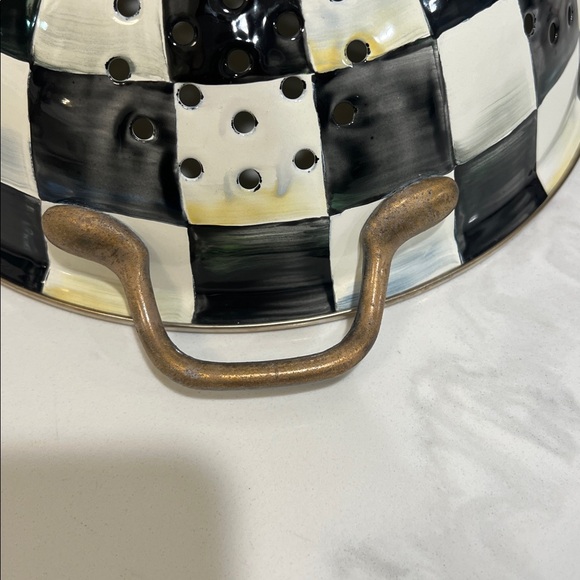 MacKenzie-Childs colander large - Picture 7 of 8